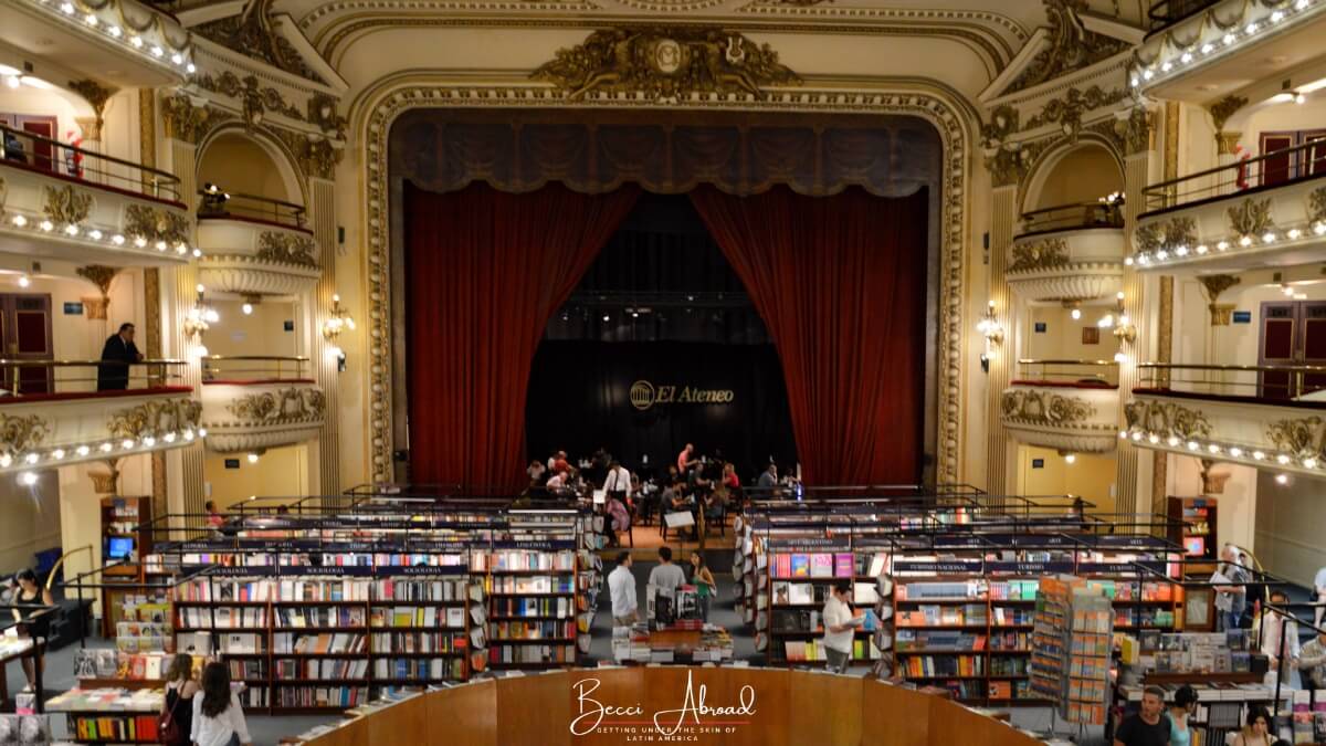 El Ateneo Grand Splendid Bookstore is an unique place to visit in Buenos Aires