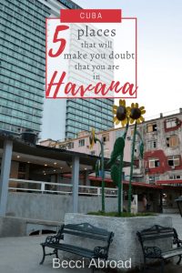 Explore some of my favorite modern spots in Havana that will almost make you doubt you are in Cuba