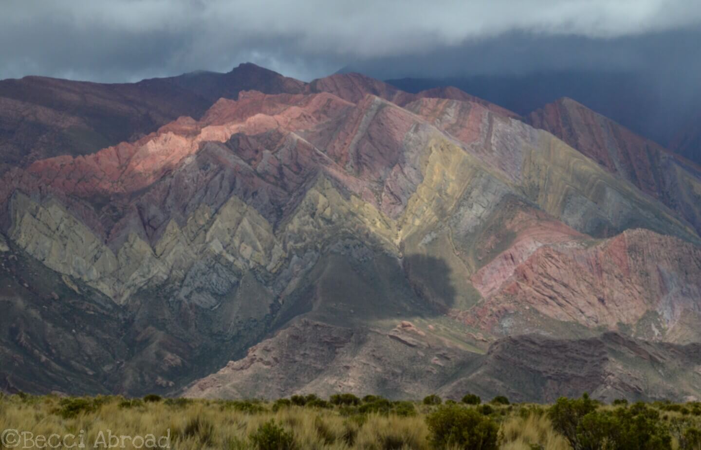 Cerro de Catorce Colores - mountain of 14 colors - in Jujuy, Argentina