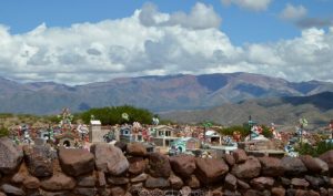 Cemetery in the mountains of Argentina