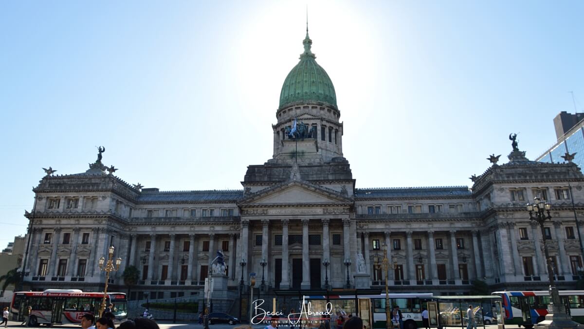 Kongres bygningen i Buenos Aires