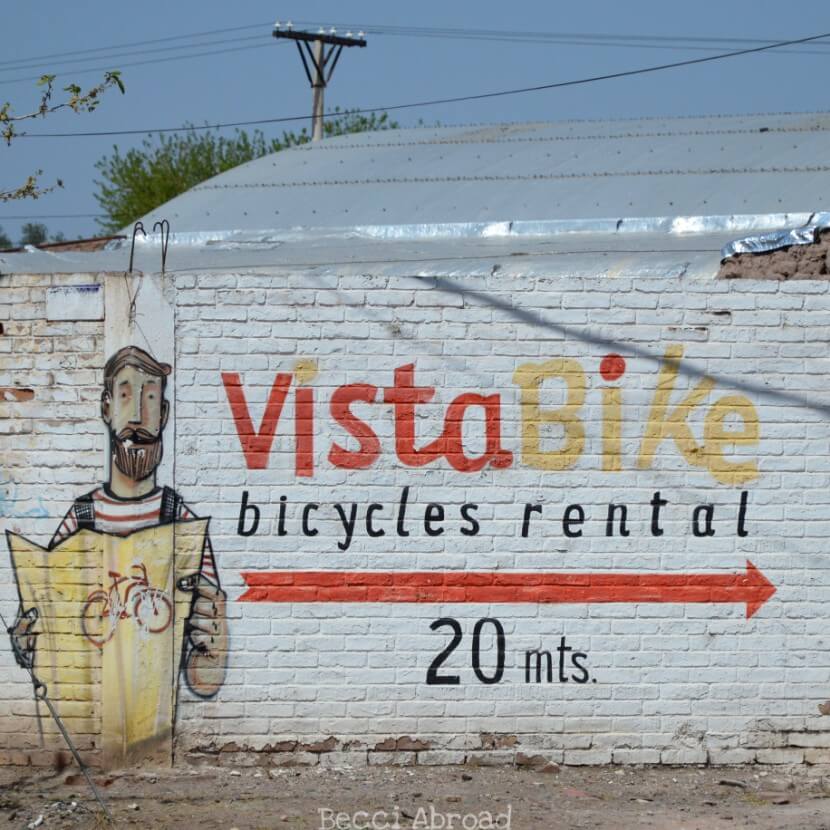 Cykeludlejning i Mendoza