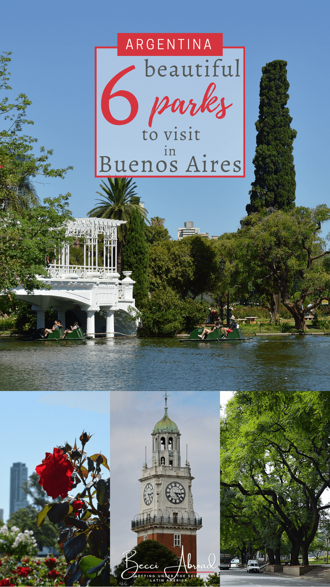 Enjoy some of the many green spots in Buenos Aires with this guide to some of the most beautiful parks in Buenos Aires!