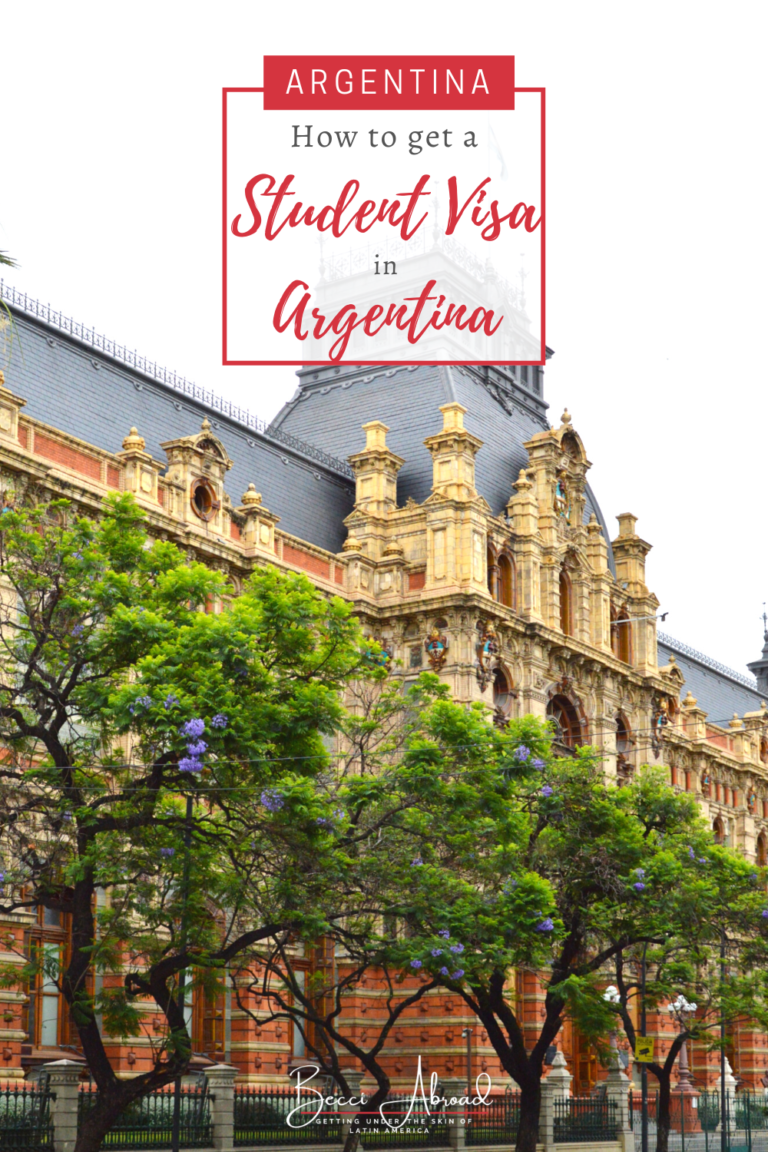 How To Get A Student Visa In Argentina Becci Abroad   Argentina Student Visa Pinterest 768x1152 