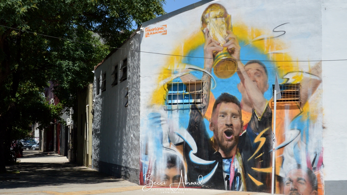 Messi Mural in Palermo