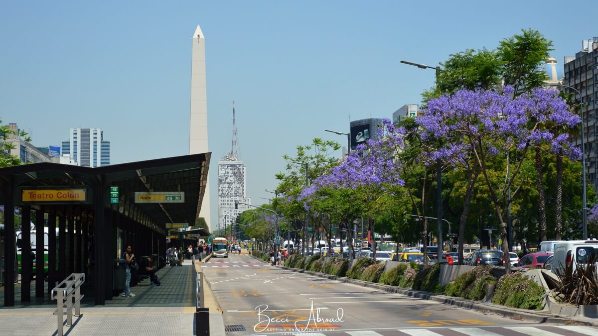 Avenida 9 de Julio i Buenos Aires