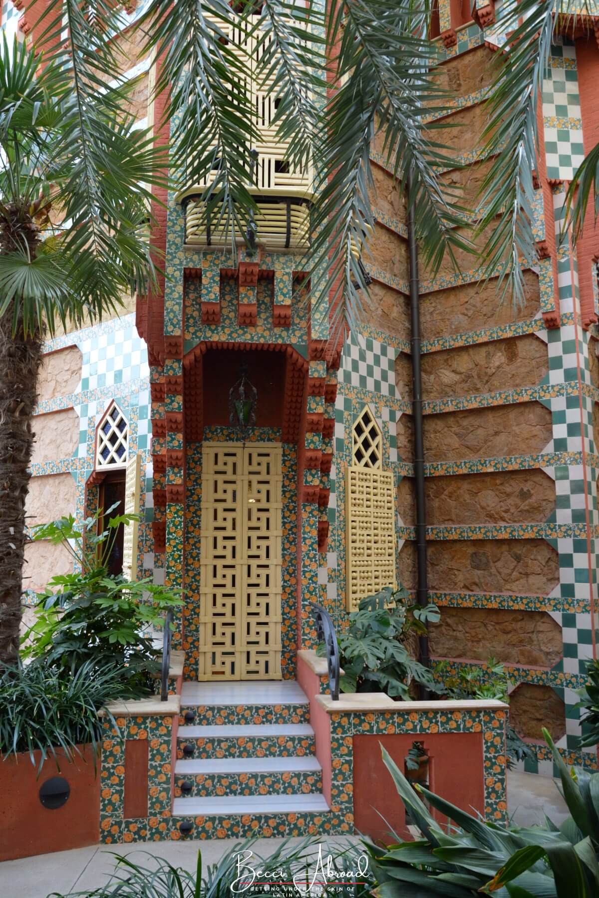 Details from inside Casa Vicens, Barcelona