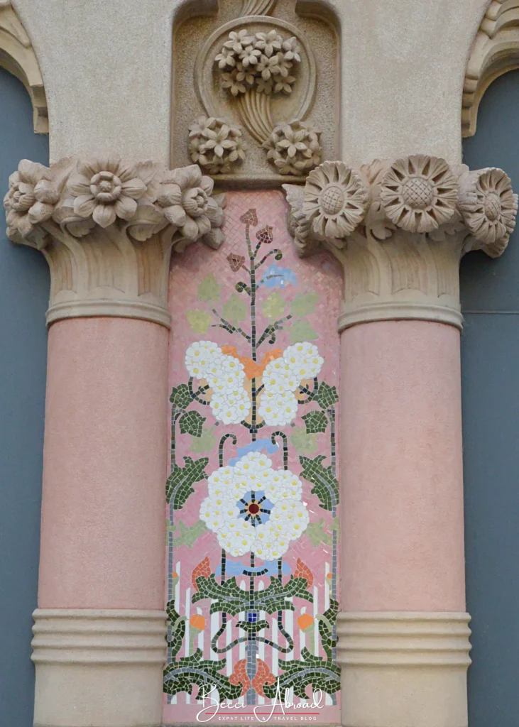 Modernist architecture in Eixample, the best area in Barcelona to stay