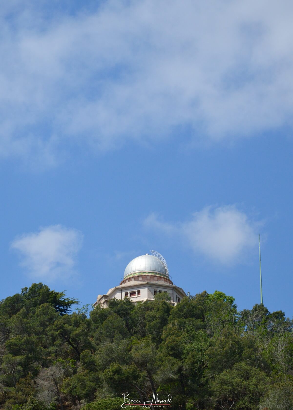 The Fabra Observatory, an off-the-beaten-path spot in Barcelona offering stunning city views