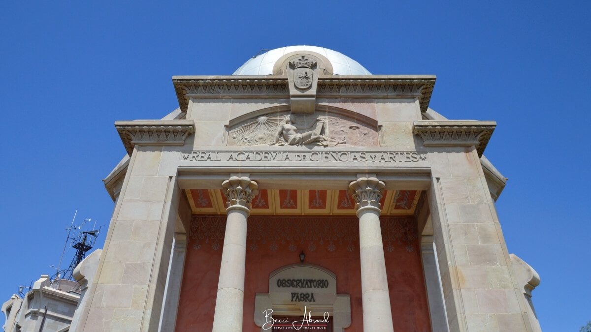 The Fabra Observatory, an off-the-beaten-path spot in Barcelona offering stunning city views