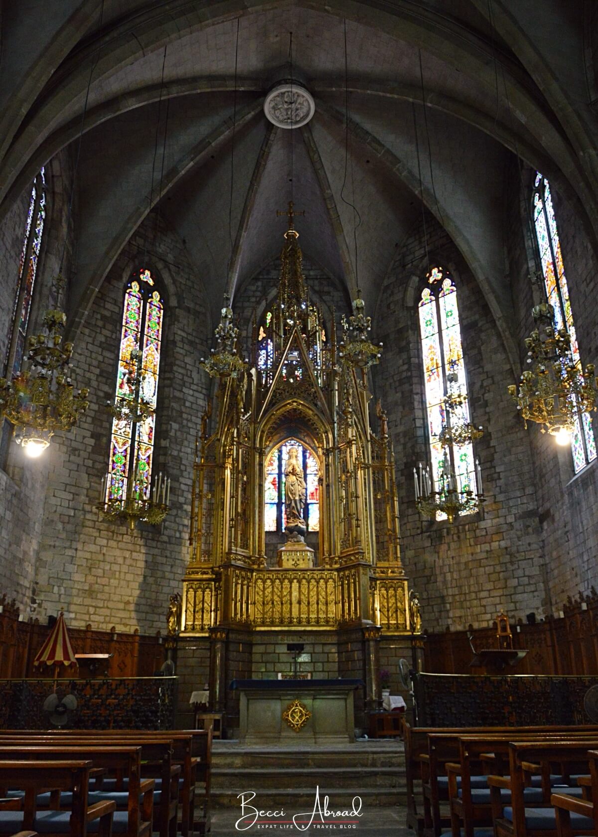 Inside Basílica de la Purísima Concepción, a unique cultural experience in Barcelona