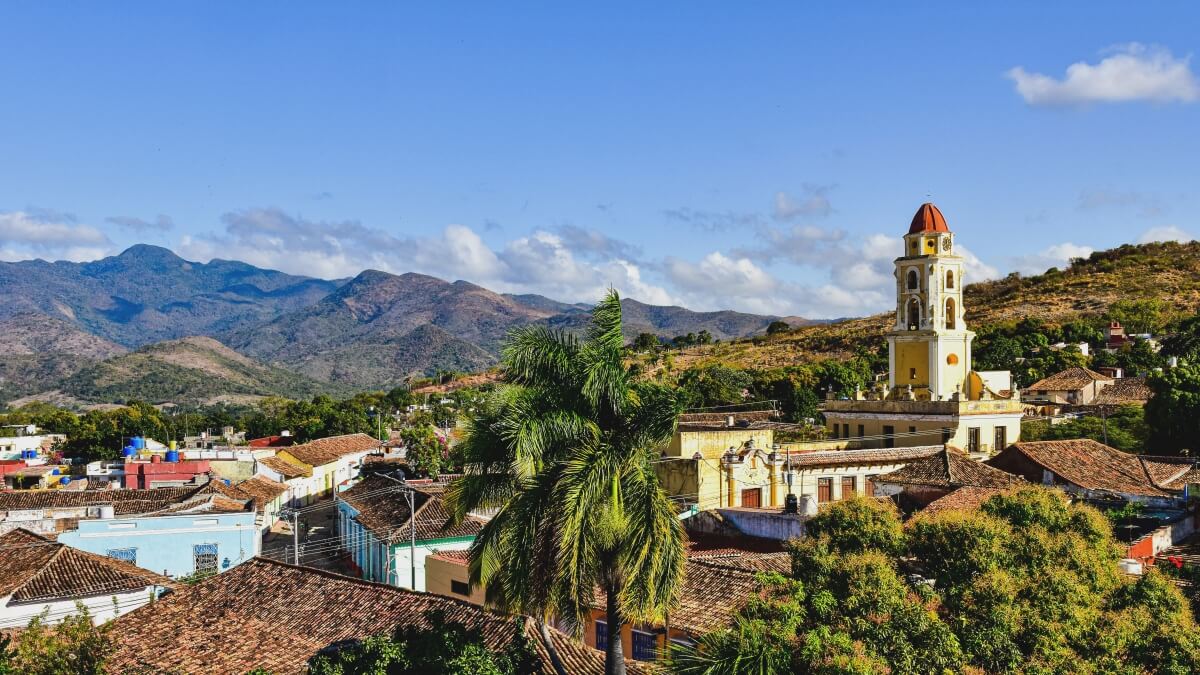 The historic town of Trinidad, one of the best places to visit in Cuba.