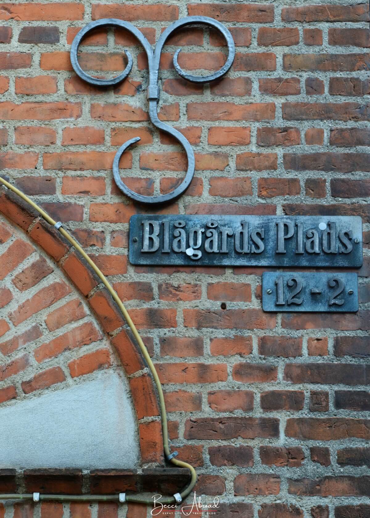 Sign for Blågårds Plads