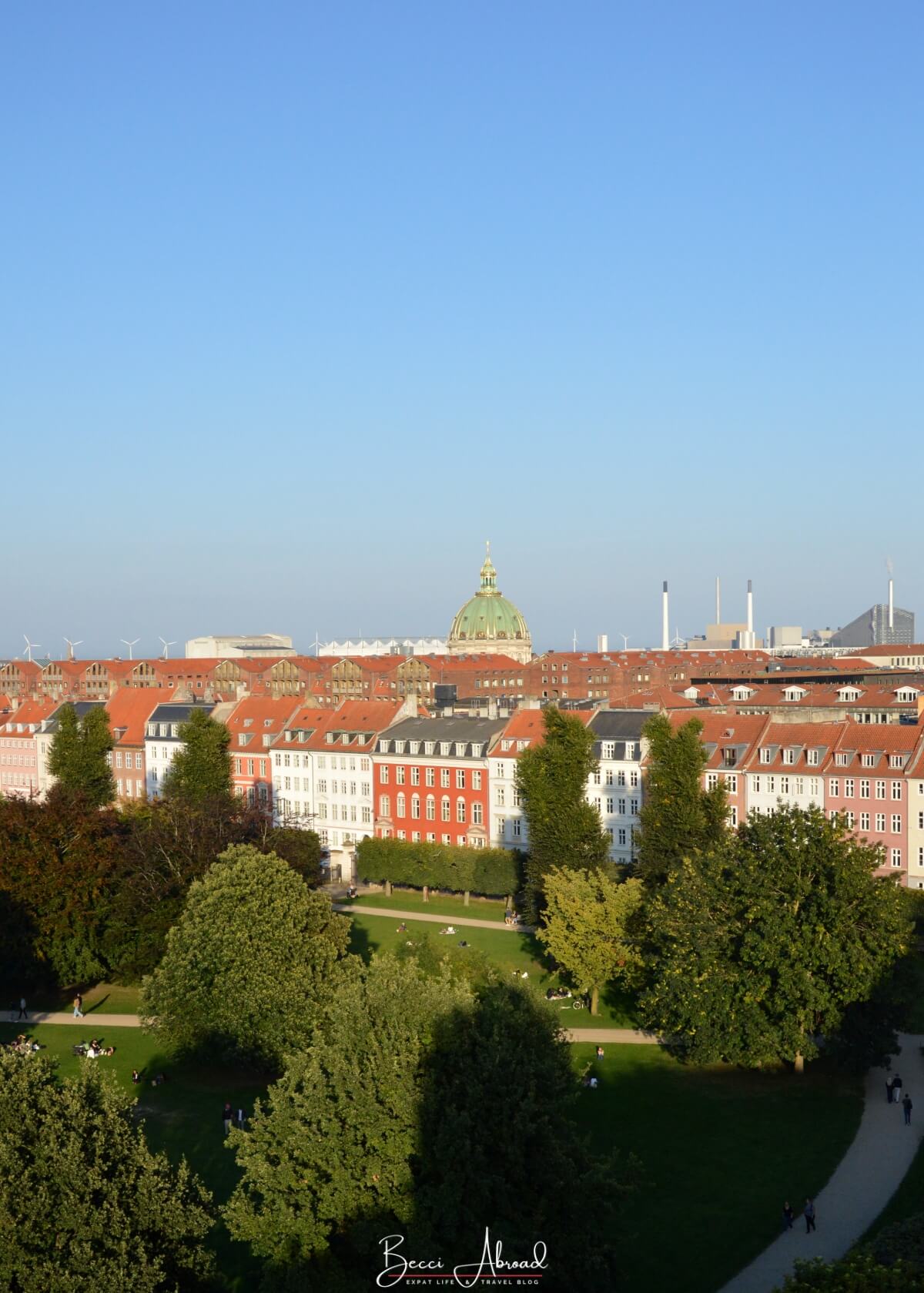 Copenhagen's skyline from Filmtaget