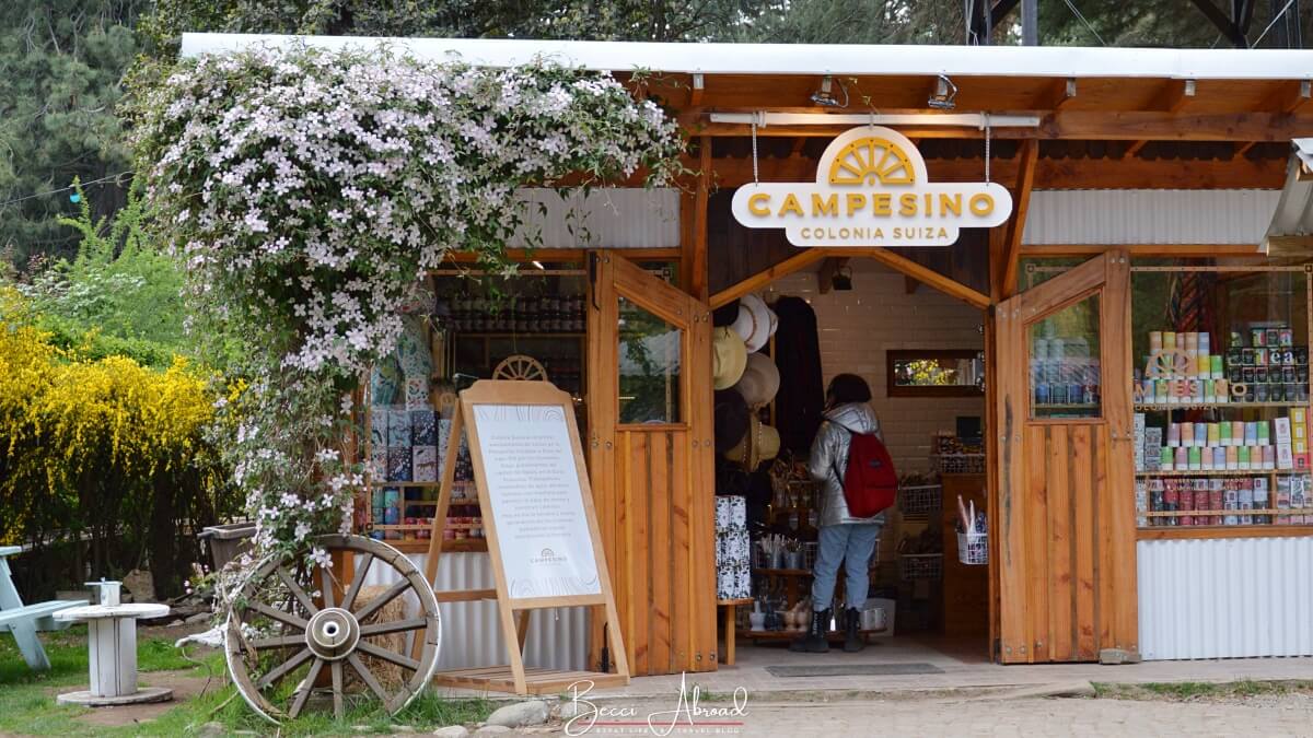 Shop in the Swiss Colony near Circuito Chico in Bariloche