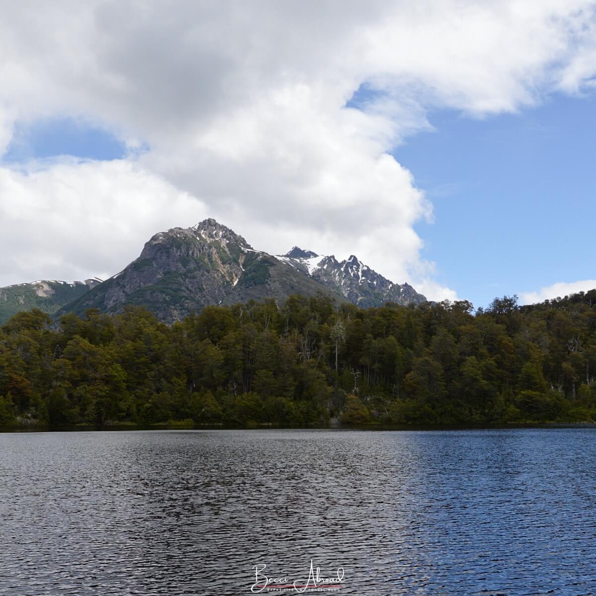 The view over Lago Escondido in Bariloche