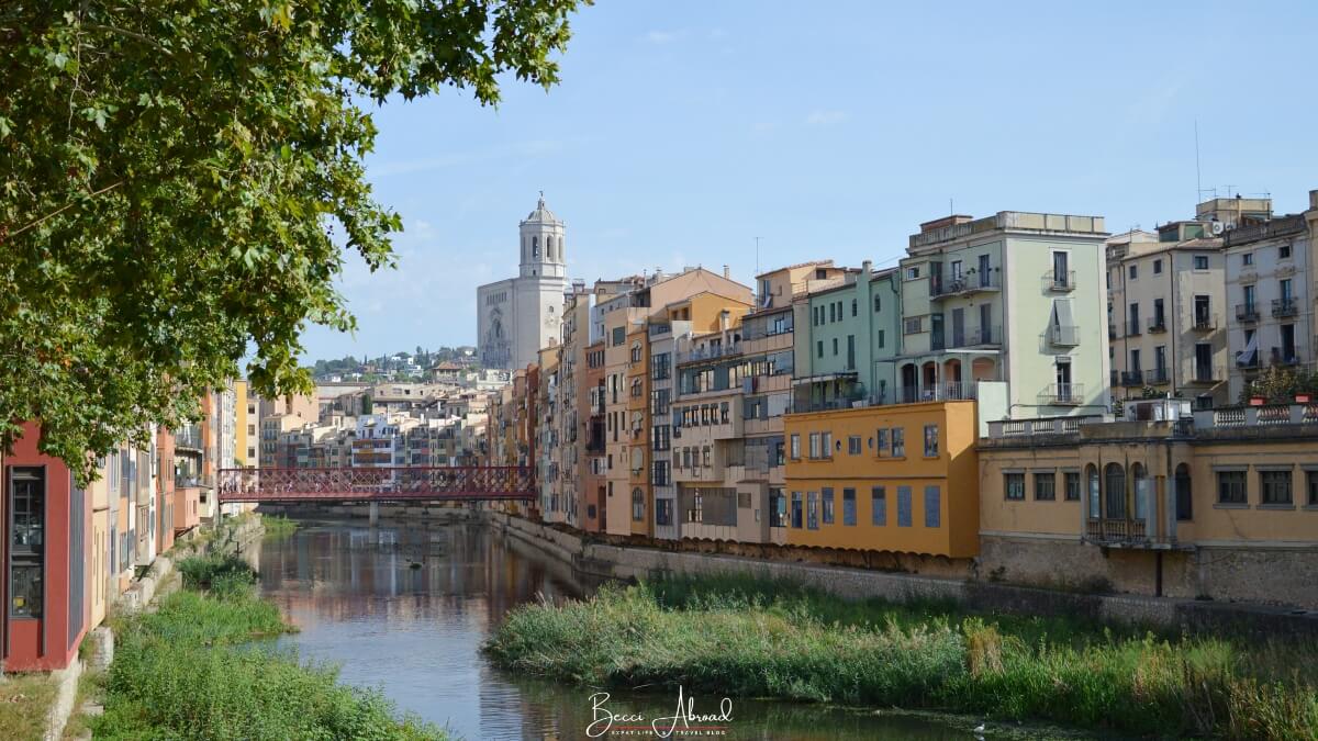 View of Girona over the Onyar River