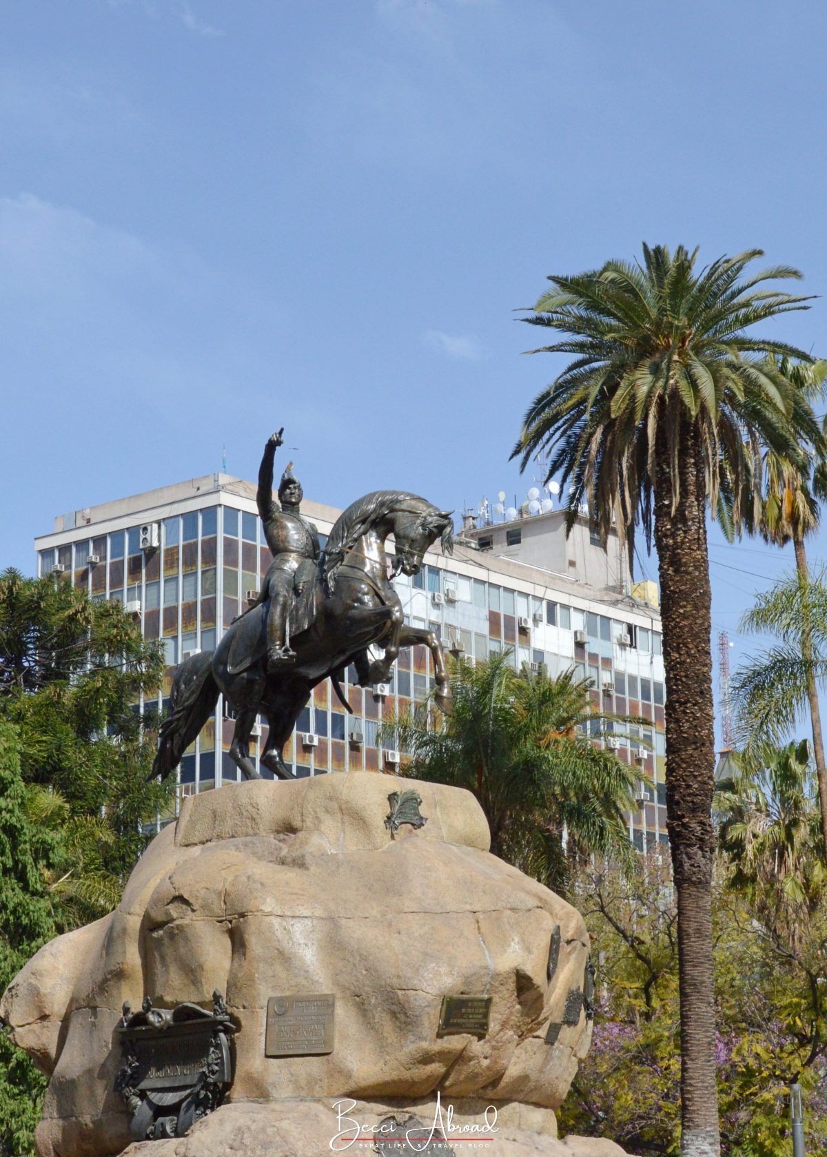 Monument in Mendoza City