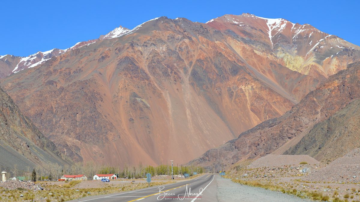 The impressive landscape of the Andes Mountain