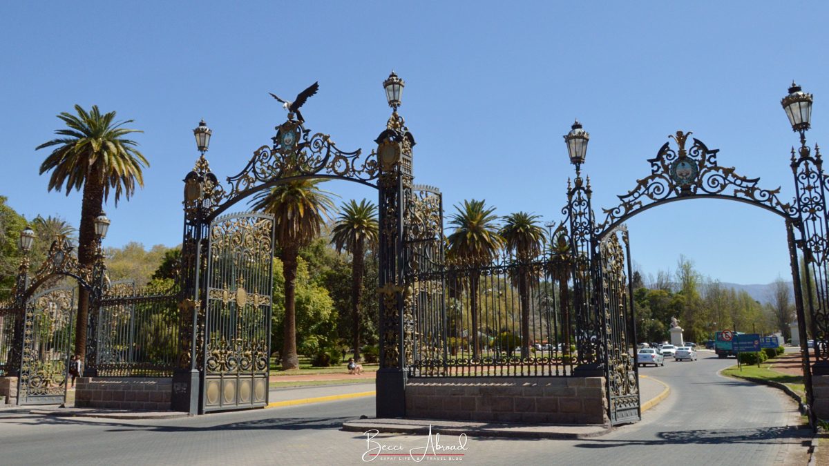 The Condor Gates is an iconic landmark in Mendoza, Argentina