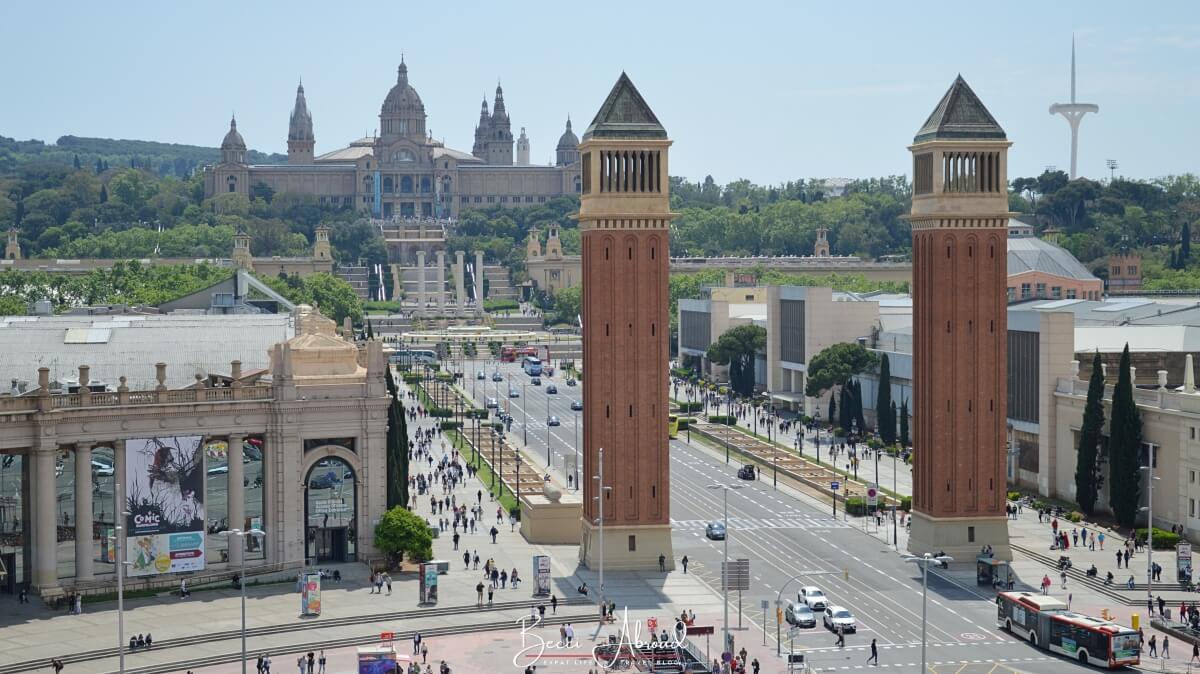 The National Museum of Catalan Art (MNAC) seen from Placa Espanya