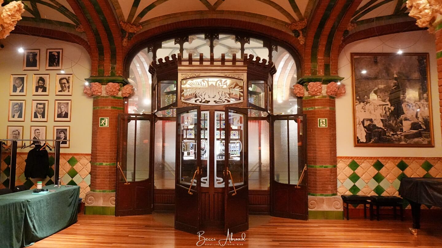 Paladset for catalansk musik,Palads for catalansk musik,Musikpaladset i barcelona,Palau de la musica catalana,Palau de la musica catalana i barcelona