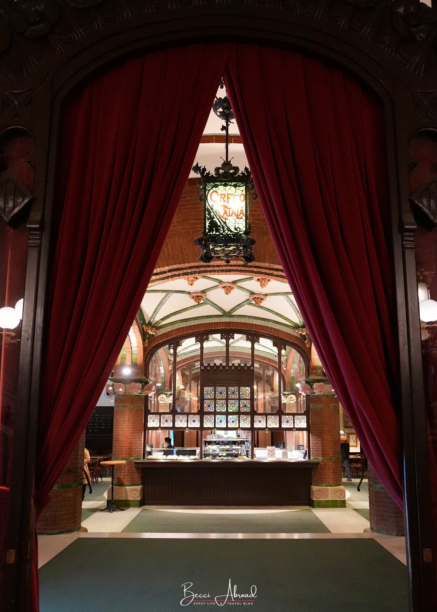 Paladset for catalansk musik,Palads for catalansk musik,Musikpaladset i barcelona,Palau de la musica catalana,Palau de la musica catalana i barcelona