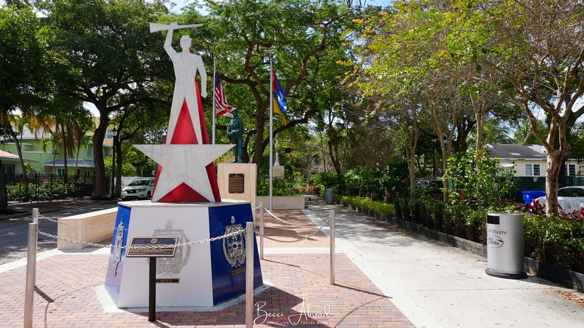 Cuban Memorial Boulevard in Little Havana, Miami