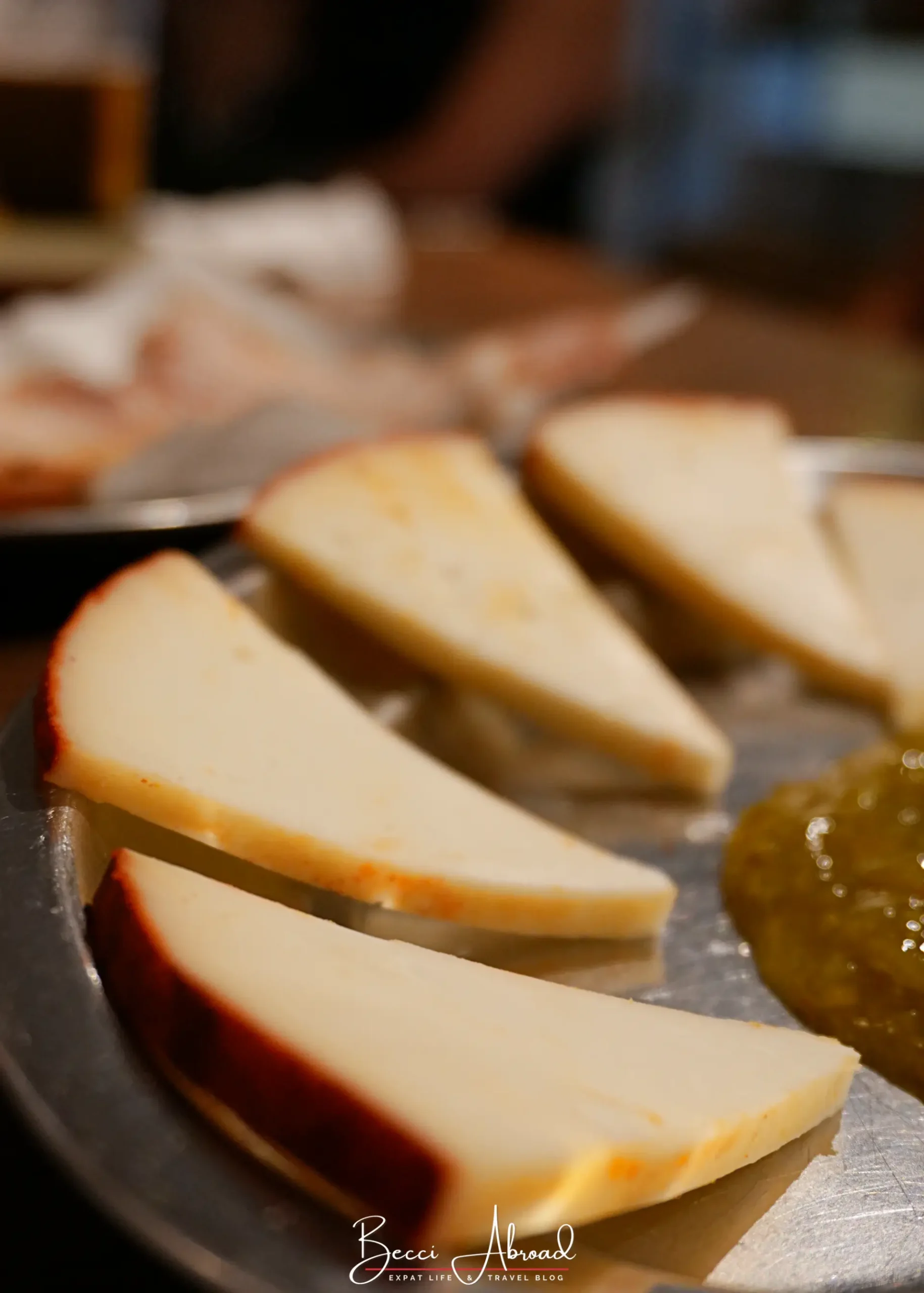 Cheese tapas in Madrid 