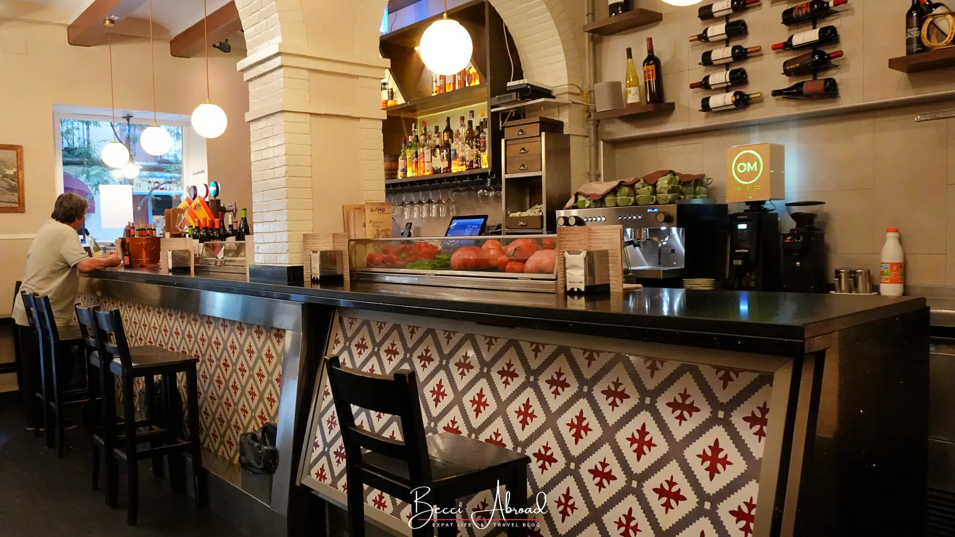Traditional tapas bar on Calle Ponzano in Chamberí, Madrid