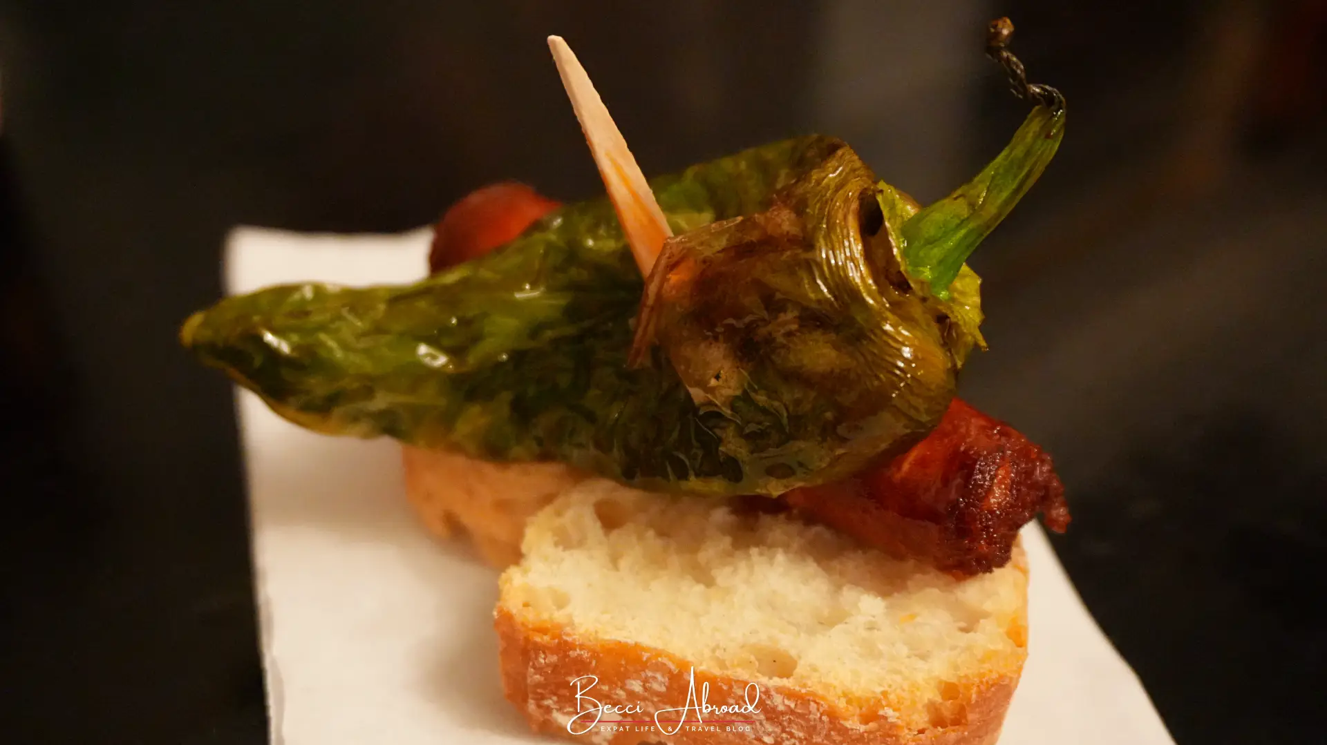 Tapas in a tapas bar on Calle Ponzano in Chamberí, Madrid, on a Saturday evening