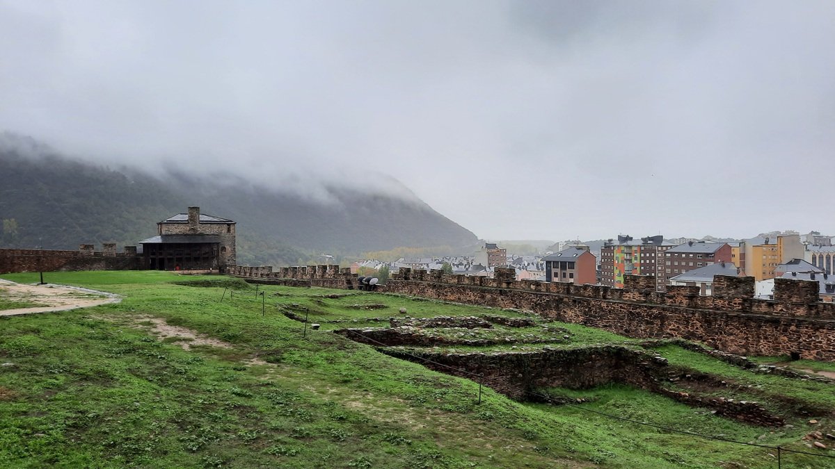 Templar Castle in Ponferrada on the Camino de Santiago
